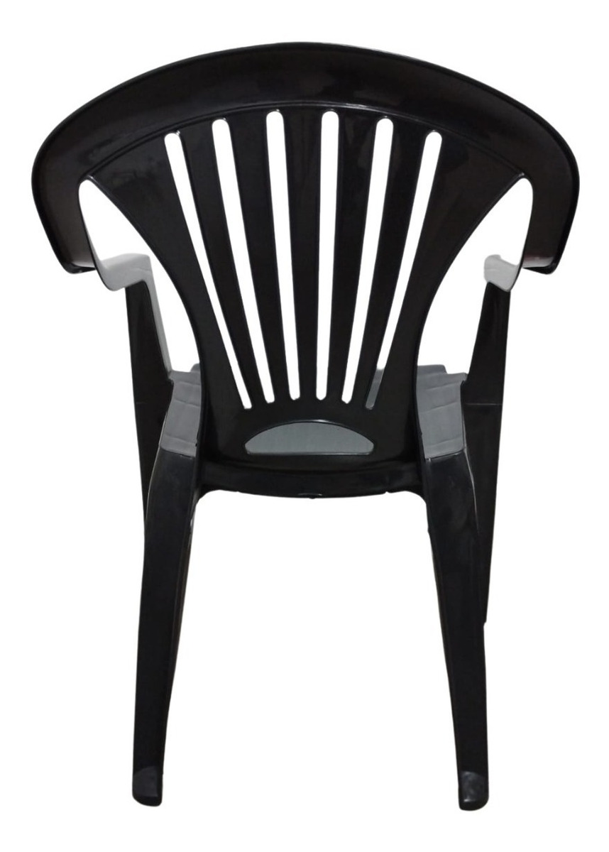 Sillón Negro Arqplast, 3d, Área De Ocio, Jardín Y Balcón - Imagen 4