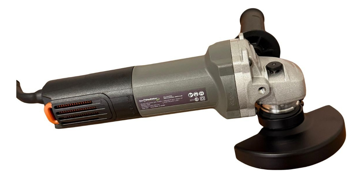 Amoladora Angular 4 12 800w Gladiator + Disco Gris 50/60 - Imagen 3