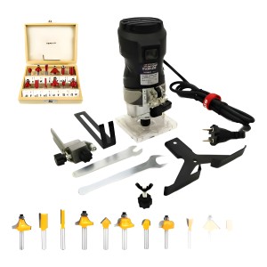 Router Madera 580w Trompito+ 12 Fresas Profesional Makute