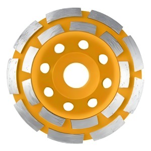 Disco Copa Desbaste Diamantado 125mm Pared Cgw021251 Ingco Amarillo