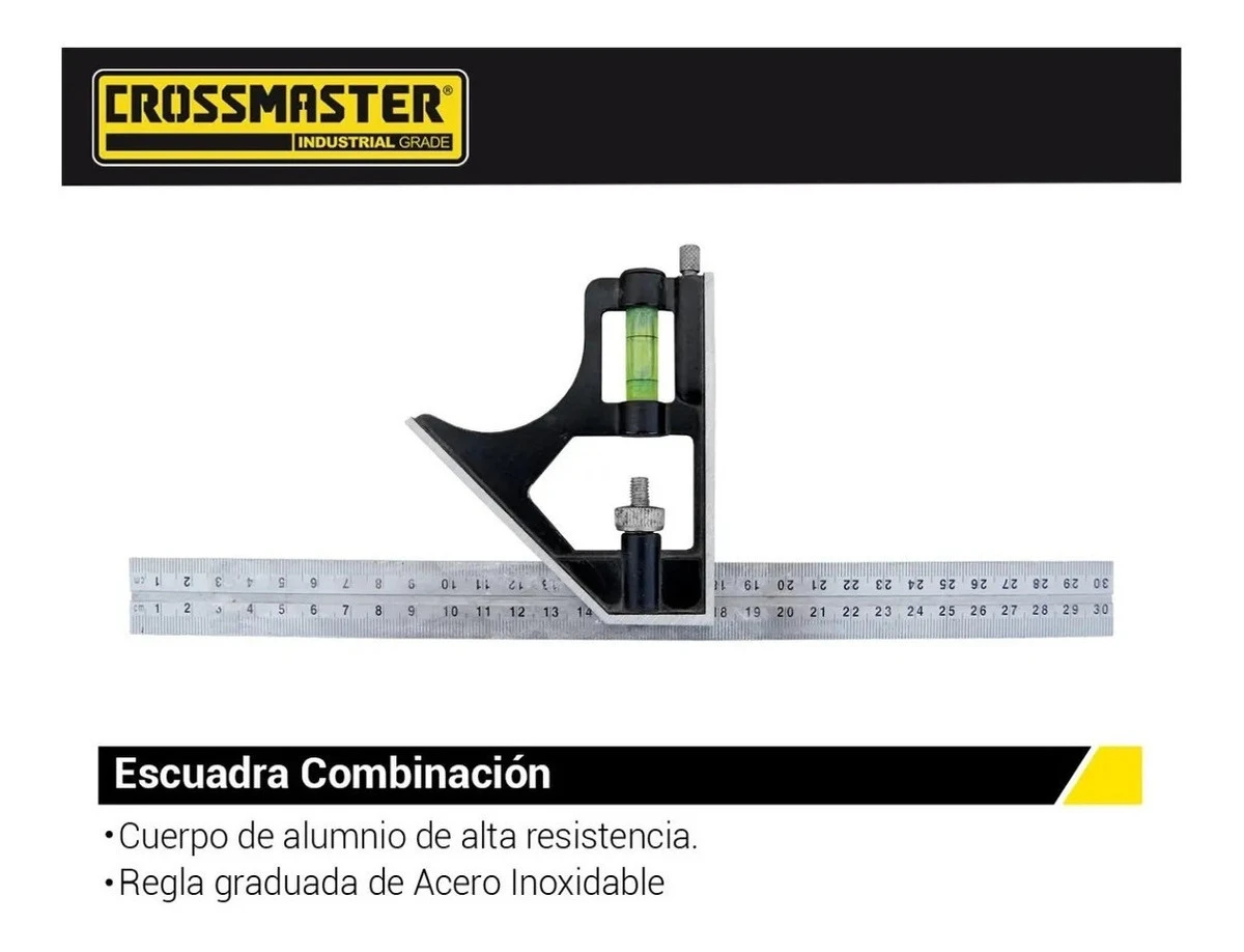 Escuadra Combinacion 300 Mm Profesional - Imagen 2