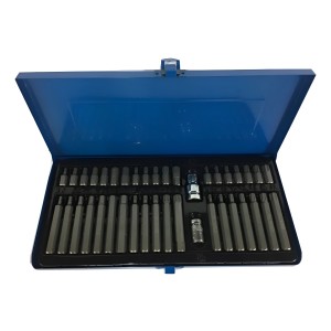 Juego De Dados Torx Y Allen Piezas Caja Metal Tyt Garantia