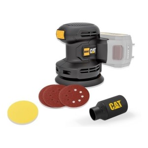 Lijadora Roto Orbital Caterpillar 125mm Dx42 Sin Batería Color Negro Frecuencia 50hz