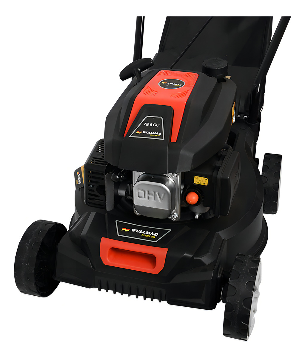 Cortacésped Nafta 406mm Wullmaq Qe41b 4 Ruedas Motor Ohv Bolsa 45l Negro - Imagen 2
