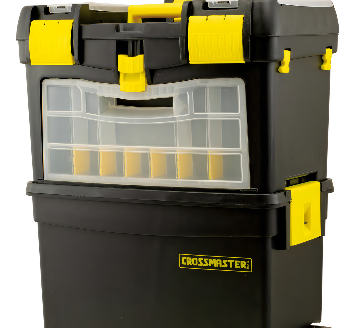 Caja De Herramientas Con Ruedas Y Organizador Bta Tools Plástico Reforzada Negro - Imagen 7