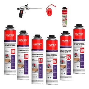 Poliuretano Proyectable Caja 12 Unds C/ Pistola Manual Clean