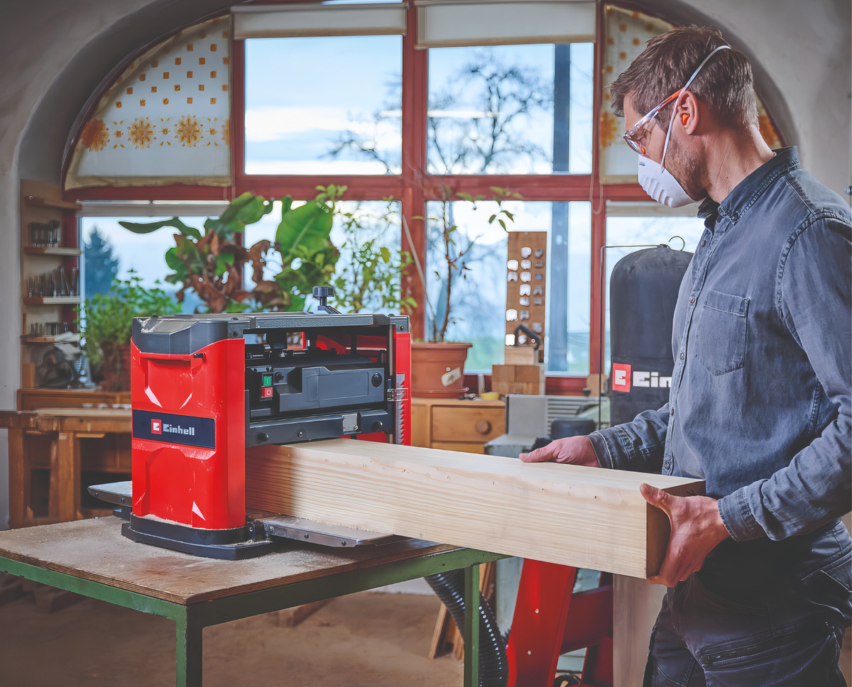 Cepilladora Estacionaria Te-sp 330 Einhell Rojo - Imagen 6