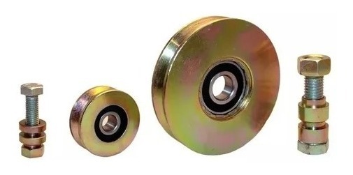 Rueda De Hierro 40 En V Para Portones Corredizos - Tyt - Imagen 3