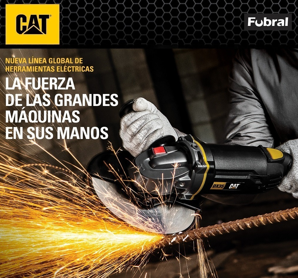 Amoladora Angular Caterpillar De 9 2350w Dx351 Color Negro Frecuencia 50 Hz/60 Hz - Imagen 4