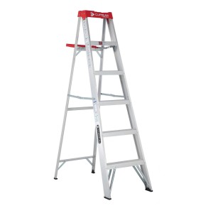 Escalera De Aluminio Tijera Cuprum C-2312-06n