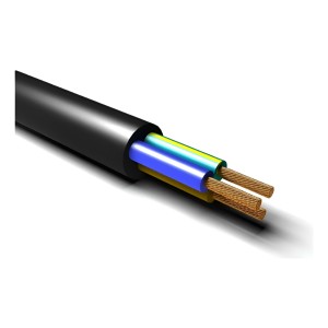 Cable Bajo Goma 3x2 Mm Negro - Precio Por Metro - Tyt