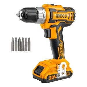 Taladro Atornillador Ingco 20v Sin Cargador Ni Bateria Tyt