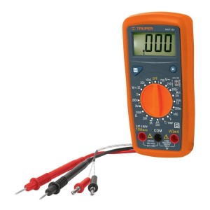 Tester De Corriente Digital Medidor De Temp Truper Mut-33
