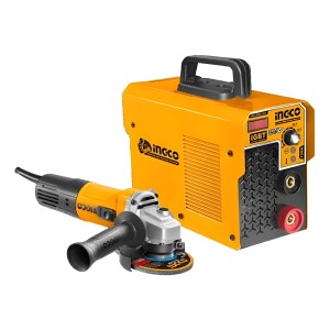 Kit Herrero Soldadora 130amp + Amoladora 4 1/2 750w Ingco