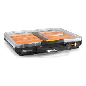 Caja Organizador Perfil Bajo Stacktech Toughbuilt Tb-b1-o-10 Color Negro