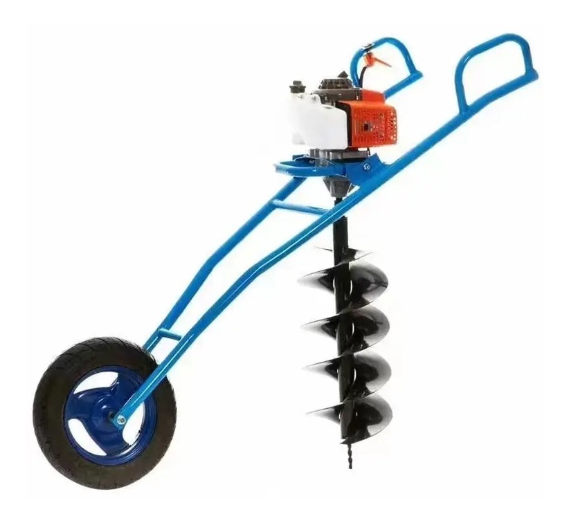 Hoyadora Pocera 62cc Reforzada Con Mecha Y Rueda, Novedad! - Imagen 2