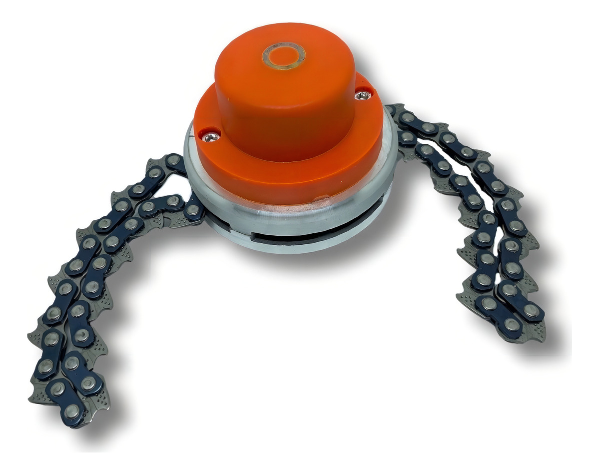 Bobina De Disco Con Cadena Para Desbrozadoras Toyama Tekna Lira, Color Naranja - Imagen 3