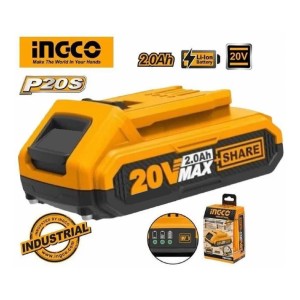 Batería Litio 20v 2.0ah Ingco Múltiple P20s Fbli2001 - Tyt