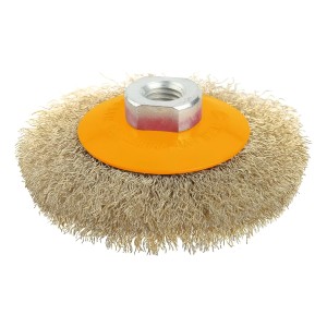 Cepillo Copa Chata Amoladora Ind. Bronc. 100mm Tolsen 77517