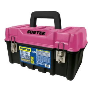 Caja De Herramientas Broches Metalicos Porta Candados Surtek