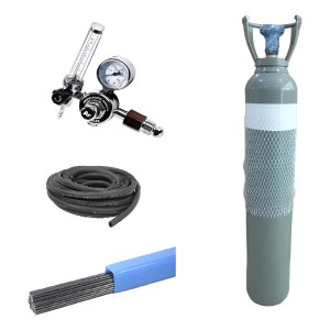 Kit Tig Tubo Argon De 2mts+regulador+manguera+aporte Syem