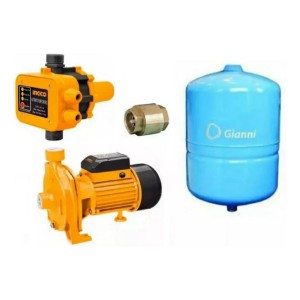 Bomba Agua 1hp Casa Pozo + Automatico + Hidrosfera + Valvula
