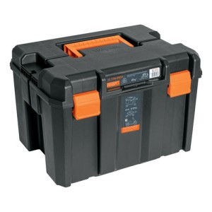 Caja Herramientas Ideal Motos 30x34x44cm Truper Soporta 30kg Color Negro