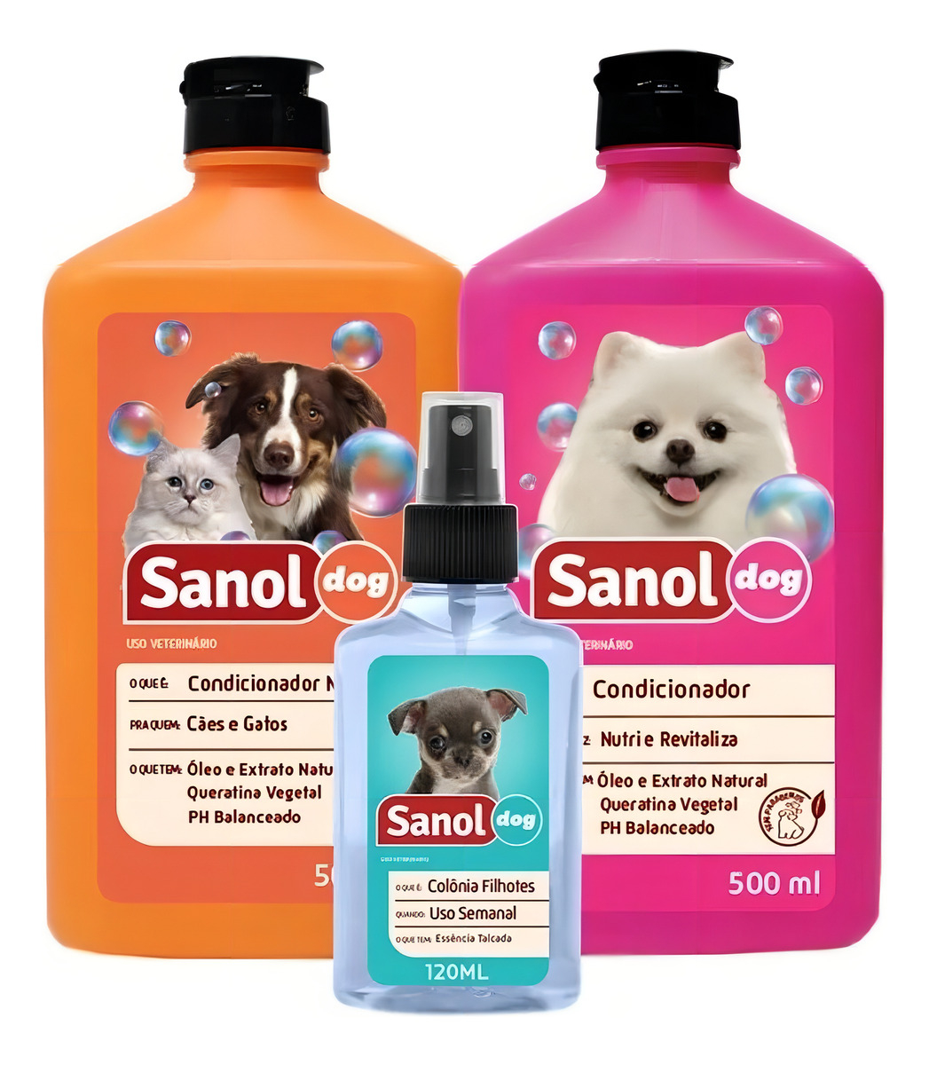 Kit De Champú-acondicionador Get 1 Colonia Variada Para Perros Sanol Neutra - Imagen 2