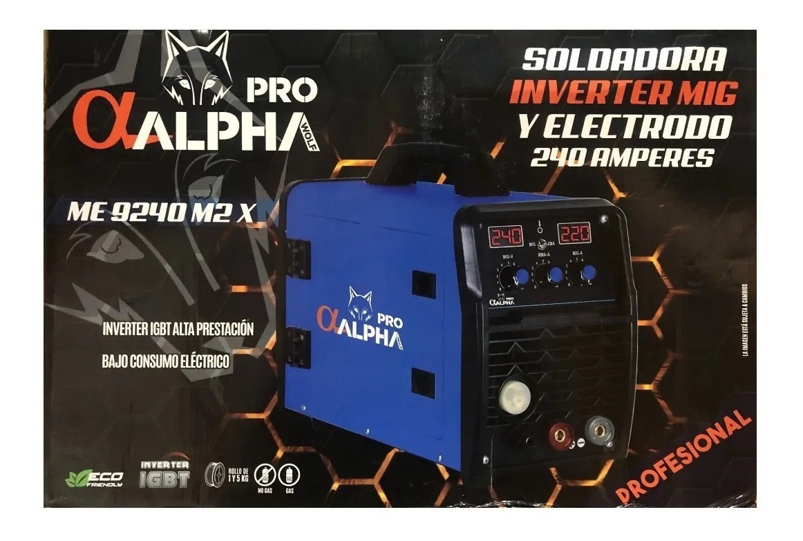 Soldadora Mig 200 Con Euroconector Con Gas Sin Gas Tyt - Imagen 3