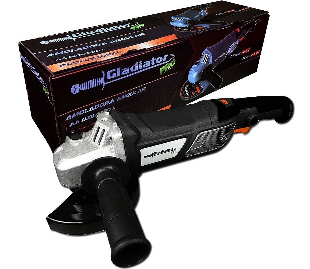 Amoladora Velocidad Variable 1200w 5'' Gladiator Pro Aa825 - Imagen 2