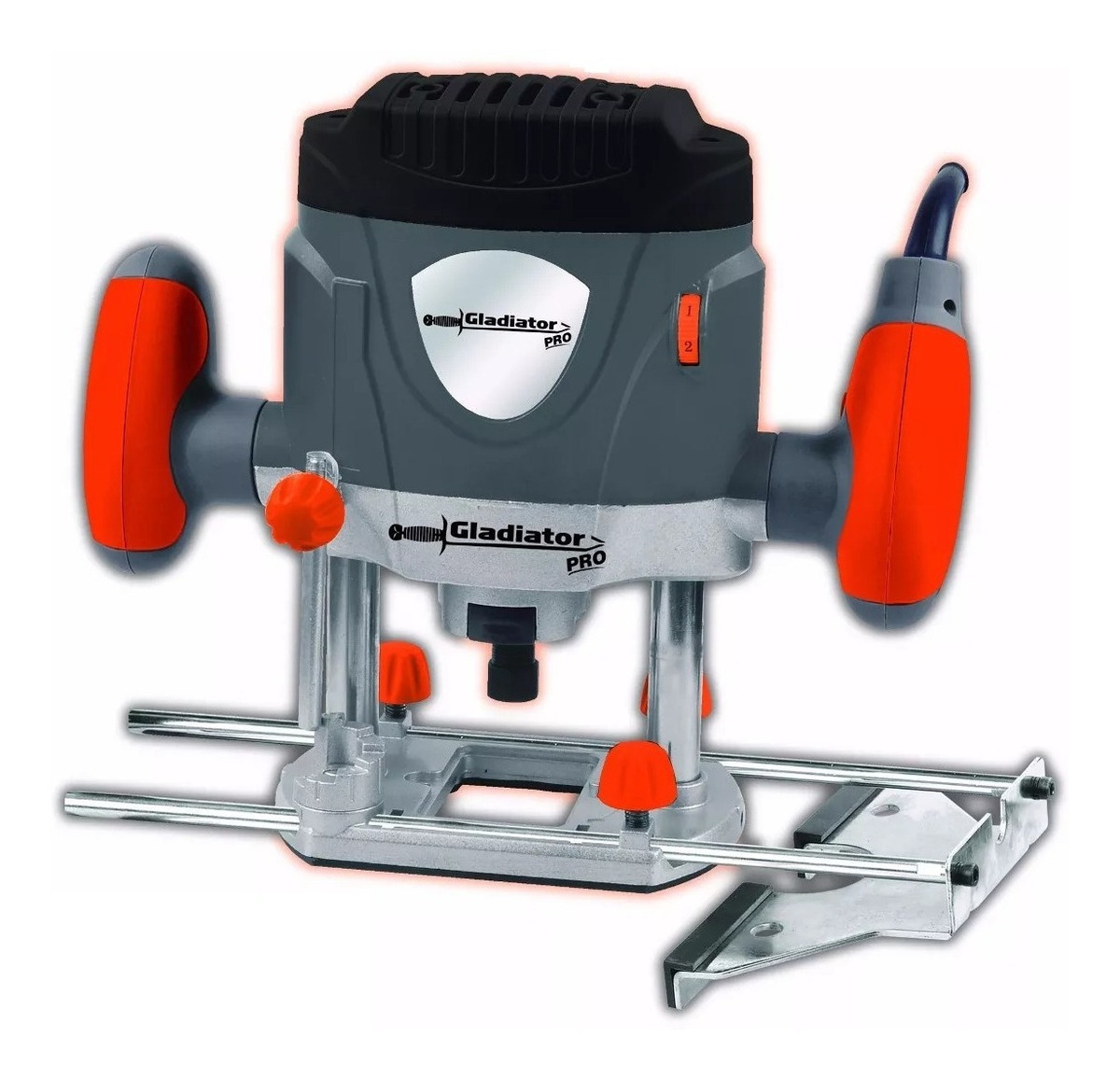 Fresadora Router Gladiator Pro Rr714 1200w Enc 6,35mm Y 1/4