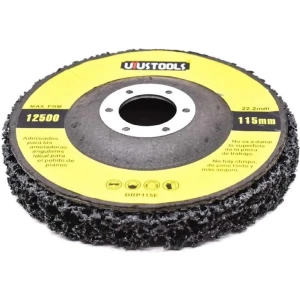 Disco Pulir Removedor Pintura Oxido 4 1/2 115mm Esmeril Color Negro - Drp115e