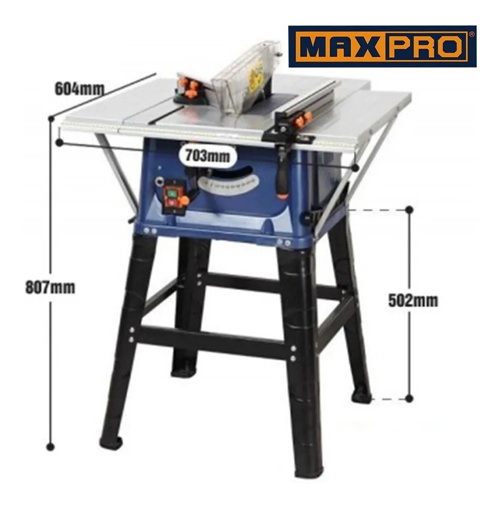 Sierra Circular De Mesa 10 Profesional Maxpro 1500w - T - Imagen 2
