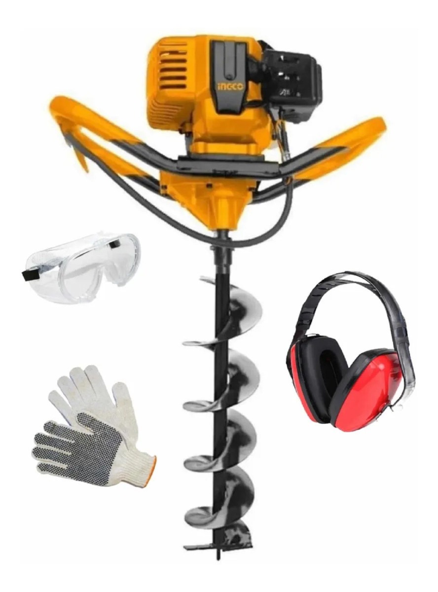 Pocera Nafta 52cc Ingco Gea55221 Color Amarillo