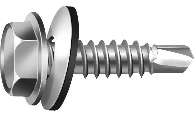 Mecha Tornillo Hexagonal Punta Mecha 6,3 X 100 Mm X100 Uni