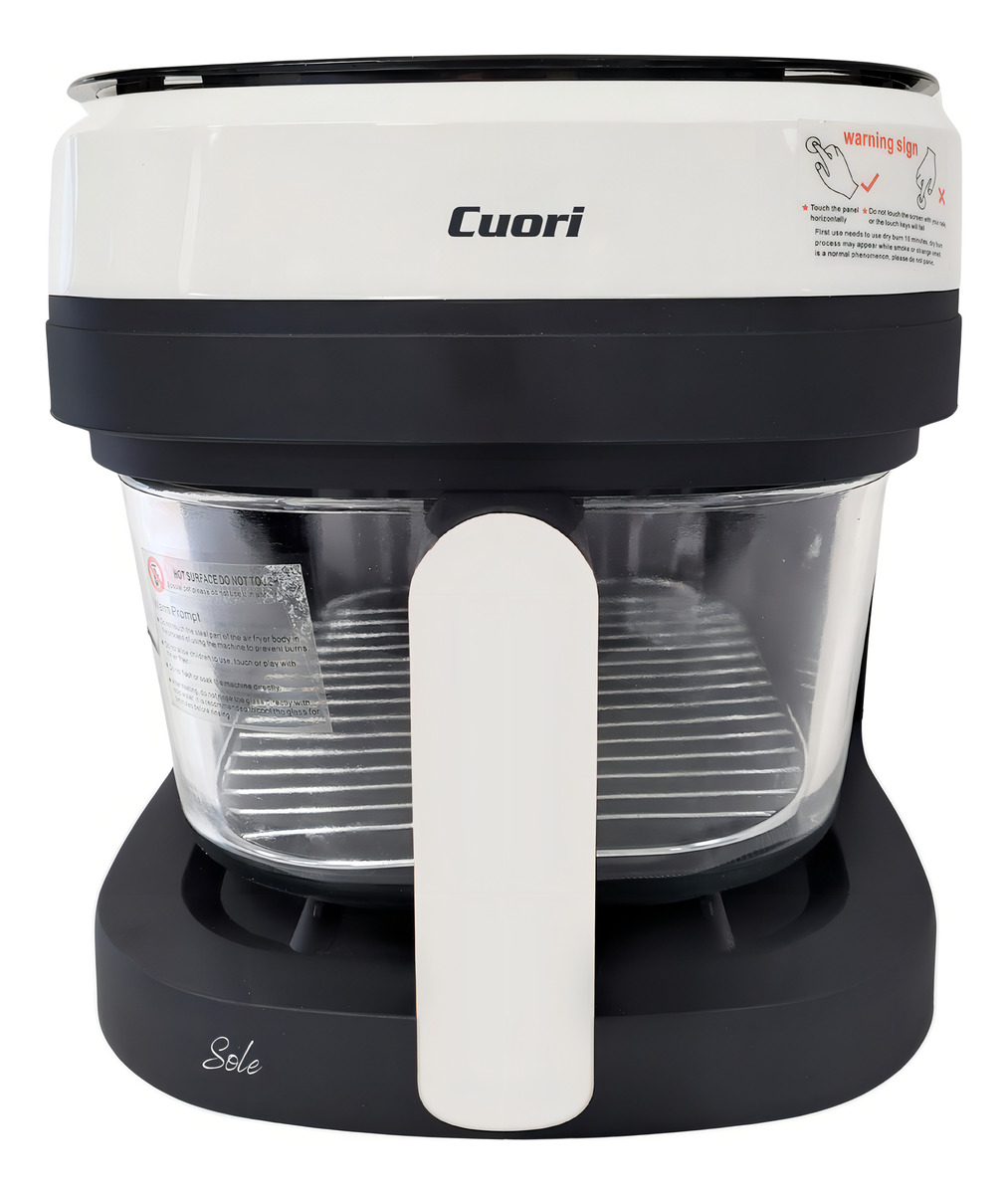 Freidora De Aire Cuori 4.5l 1400w Digital Cesta De Vidrio Color Blanco - Imagen 3