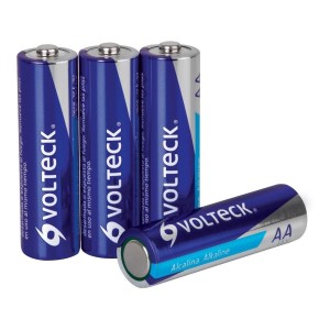 Pack 4 Pilas Aa Alcalinas Voltech 1.5v No Recargables 400mah