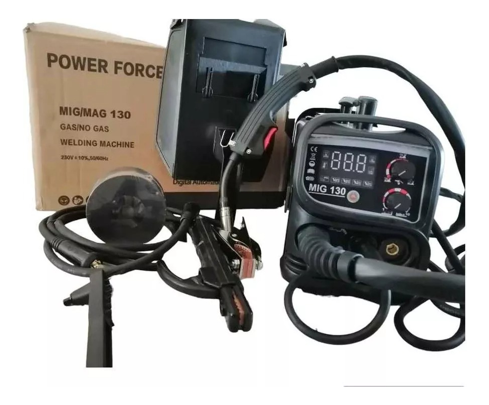 Soldadora Mig Sin Gas Con Cada Y Electrodos 130 Amp 1 Año - Imagen 2