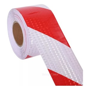 Cinta Reflectiva 300cm De Largo X 10cm De Ancho Diagonal