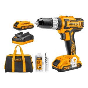 Taladro Atornillador Electrico Inalambrico + 2 Baterias 20v