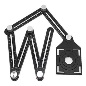 Regla Ángulo Cerámica Escuadra De Aluminio Copiadora Falsa