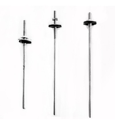 Gancho Para Chapa, Varilla Recta 1/4 X 250 Completa - Tyt - Imagen 3