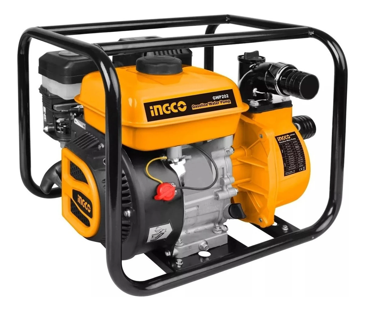 Motobomba Nafta 7.0 Hp Ingco 550l/min Gwp202 Succion 50mm