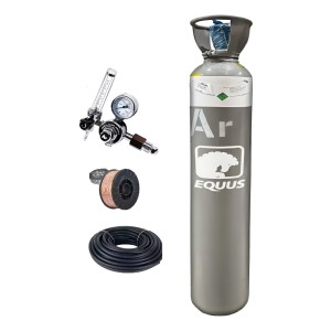 Tubo De Argon Puro 2 Mts3 Cubico + Manometro + Rollo