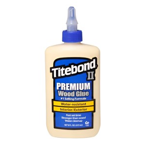Cola Para Madera Titebond Azul Premium Ii Resistente Al Agua 237 Ml