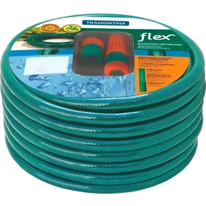 Manguera Para Jardin 20 Metros C/acoples Tramontina Tyt