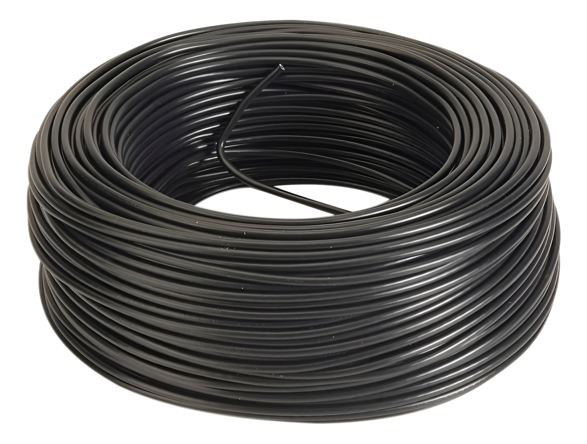 Cable Bajo Goma 4x2 Mm Negro - Rollo De 100 Metros - Tyt