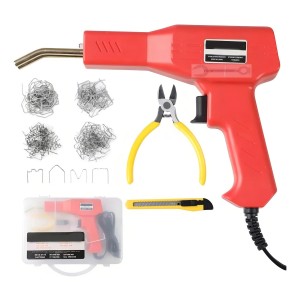 Soldadora Plástica Work Tools Wtplas Reparación Parachoques Autos Rojo