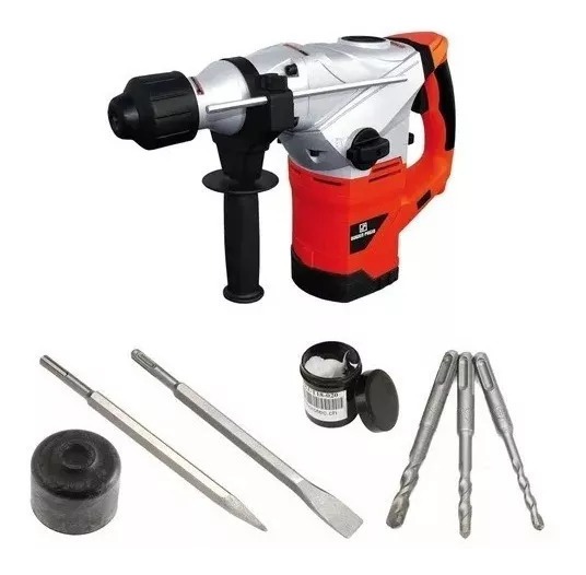 Rotomartillo Usa Dowen Pagio 1500w Sds Plus+ Maletin+puntas - Imagen 2