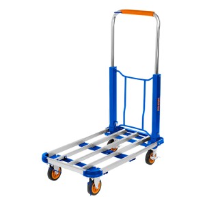 Carro De Carga Plegable Tipo Plataforma150kg Wadfow Color Azul